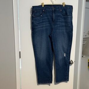 Women’s J Crew Relaxed Boyfriend Blue Jeans - Never worn